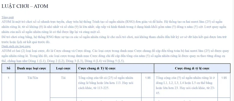 Trải Nghiệm Đỉnh Cao Cùng Siêu Phẩm Quay Số Atom Tại Bin88 Siêu Hấp Dẫn