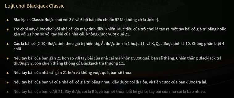 Đỉnh Cao Cá Cược BlackJack Tại Bin88 Sòng Bài Trực Tuyến Đẳng Cấp Nhất