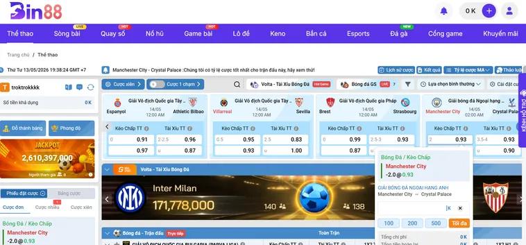 Thể Thao K-Sports Tại Bin88 Sân Chơi Cá Cược Đỉnh Cao Với Tỷ Lệ Thắng Lớn