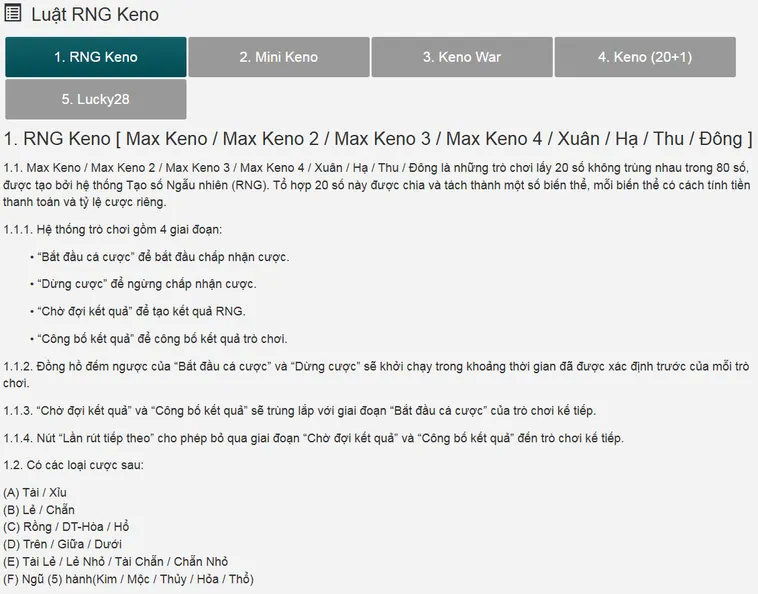 Keno Saba Tại Bin88 Trò Chơi Quay Số Đỉnh Cao Với Tỷ Lệ Thưởng Lớn