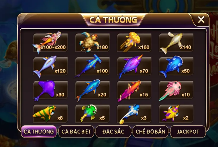 Bắn Cá Kho Báu Long Cung Tại Bin88 Cơ Hội Trúng Thưởng Cực Khủng