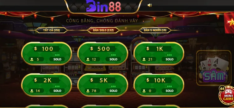 Trải Nghiệm Sâm Lốc Tại Bin88 Với Những Cơ Hội Thắng Cược Cực Lớn