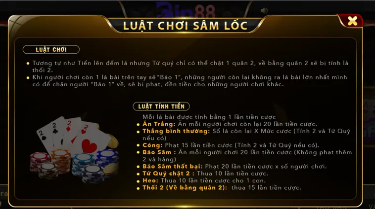 Trải Nghiệm Sâm Lốc Tại Bin88 Với Những Cơ Hội Thắng Cược Cực Lớn