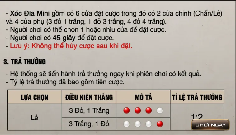 Chinh Phục Siêu Phẩm Game Nhanh Xóc Đĩa Mini Tại Bin88 Với Thưởng Khủng